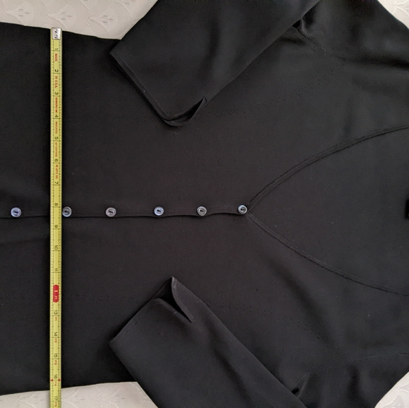 Ann Taylor Black Silk blend sweater - Picture 4 of 6